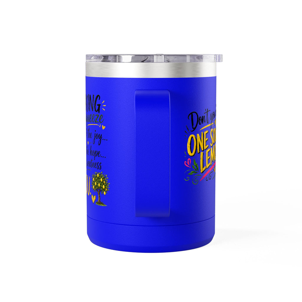 Flocking Squeeze Lemon 15oz Tumbler Mug
